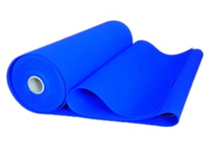 Filc niebieski na metry 4 mm sztywny
